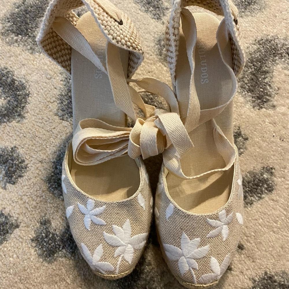 Soludos embroidered espadrilles